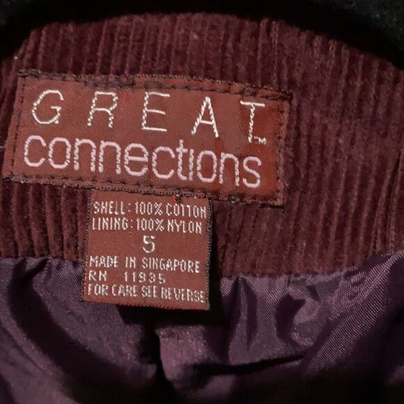 GREAT CONNECTIONS JACKET NWT SZ 5 - Picture 3 of 3